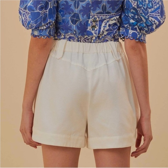 FARM RIO Off White Cargo Pockets Shorts NWT - Picture 11 of 12